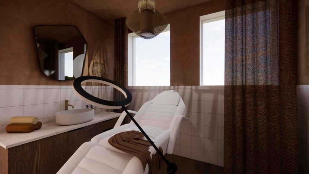 Be Unique pedicure salon ontwerp door Philipsen Interieur